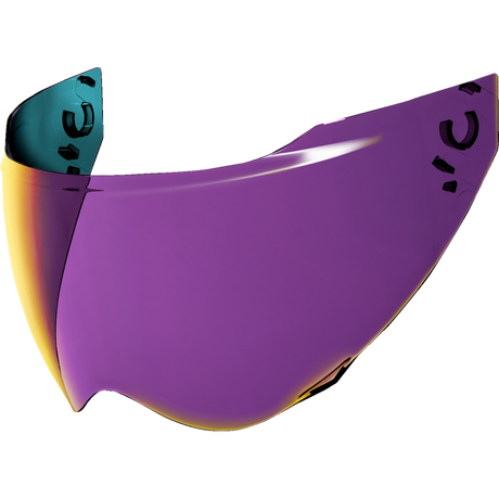 ICON SHIELD DOMAIN Purple Front - Driven Powersports