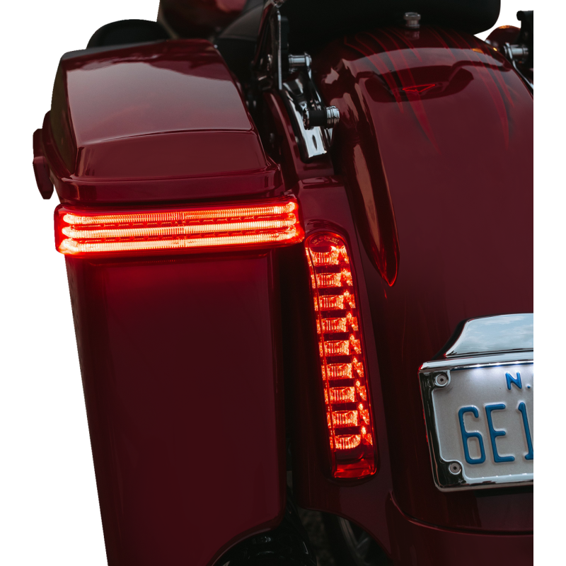 CUSTOM DYNAMICS LIGHT LED SBAG (PR) Black/Red Application Shot - Driven Powersports