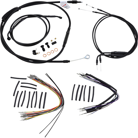 BURLY BRAND 00-06 FLST CABLE KIT 14" Front - Driven Powersports
