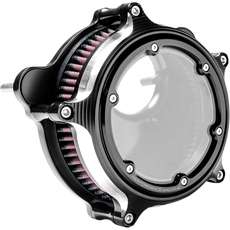 PERFORMANCE MACHINE AIRCLEANER VISION M8 CC Front - Driven Powersports