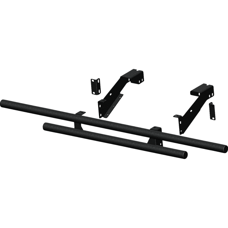 KFI PRODUCTS REAR BUMPER - - POLARIS (101835) Black Front - Driven Powersports