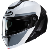 HJC i91 BINA Semi Flat White/Black Front - Driven Powersports