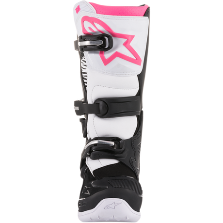 ALPINESTARS BOOT 4W TECH 3 Black/White/Pink Front - Driven Powersports