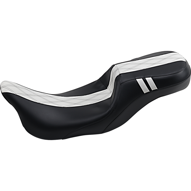 LE PERA SEAT OCAST 2UP DLL FLH 08 + (ALL BUT TRIKES) White Front - Driven Powersports