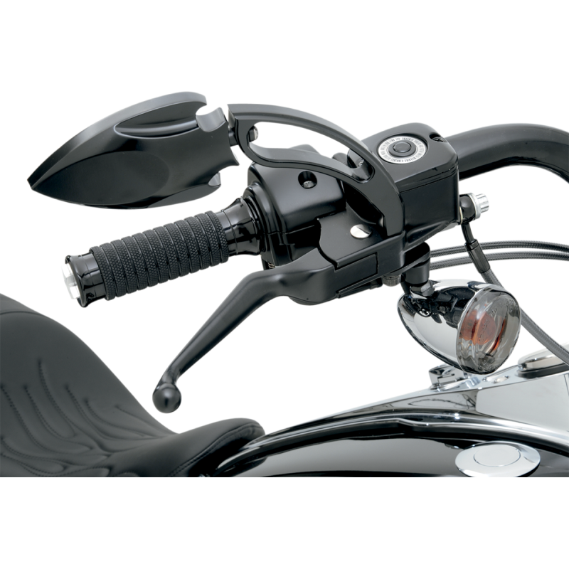 DRAG SPECIALTIES 96-17 B/T LEVER SET Black Application Shot - Driven Powersports