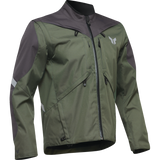 THOR JACKET TERRAIN Army/Charcoal Front - Driven Powersports