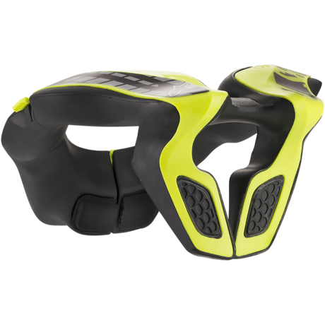 ALPINESTARS Neck Support (Youth) Black/Yellow Back - Driven Powersports