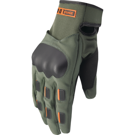 THOR GLOVE RANGE Army/Orange Front - Driven Powersports