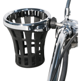 CIRO LLC Big Ass Drink Holder, Chrome, 7/8-1" Clamp, Chrome Front - Driven Powersports