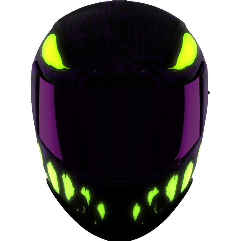 ICON HELMET AIRFORM MIPS MANIK'RR Purple Front - Driven Powersports