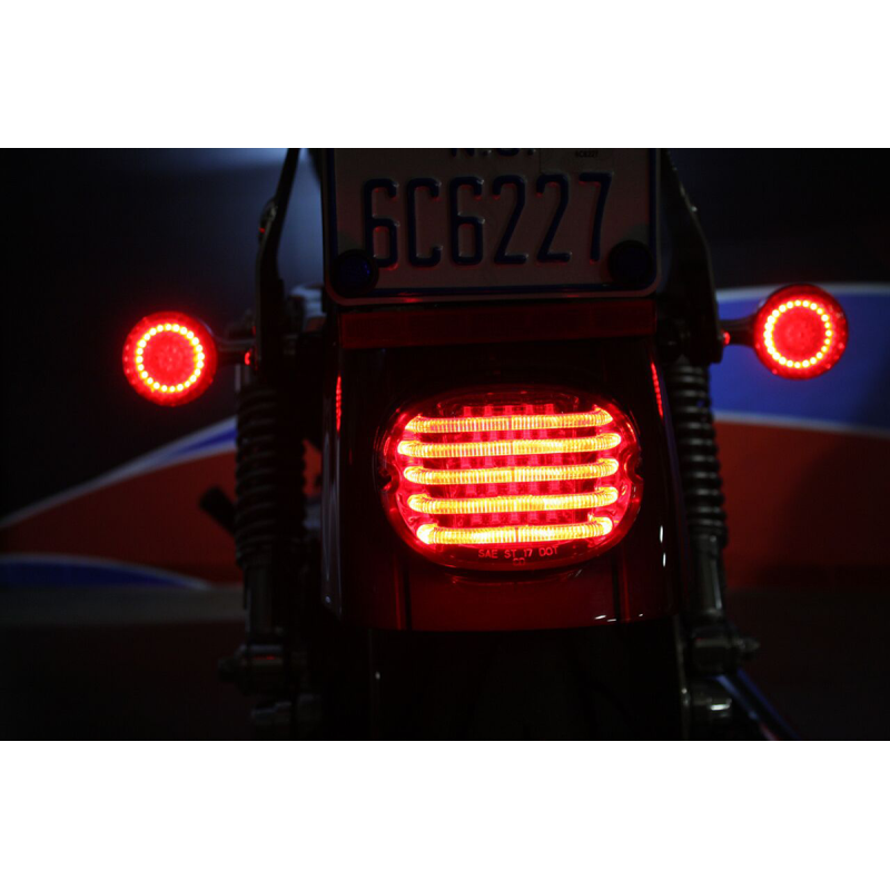CUSTOM DYNAMICS 99-19 MODELS TAILIGHT LP WO/WND Smoke Application Shot - Driven Powersports