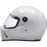 BILTWELL LANE SPLITTER ECE 22.06- GLOSS White Left Side - Driven Powersports