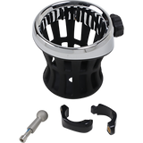 CIRO LLC Drink Holder W/1-1/4" MOUNT Black Front - Driven Powersports