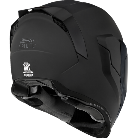 ICON HLMT AFLT DARK RUB Black Back - Driven Powersports