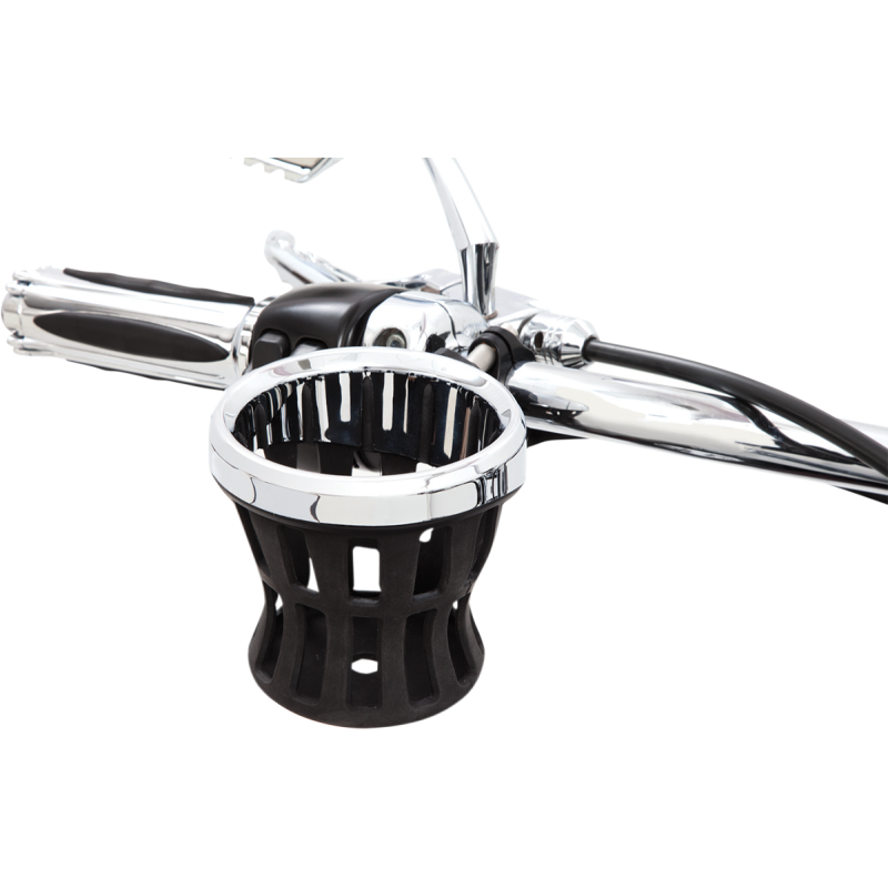 CIRO LLC Drink Holder W/ 7/18" & 1" MOUNT Black Application Shot - Driven Powersports