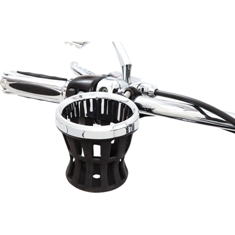CIRO LLC Drink Holder W/ 7/18" & 1" MOUNT Black Application Shot - Driven Powersports