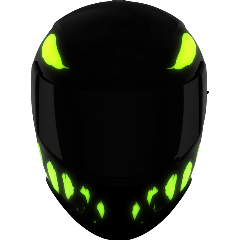 ICON HELMET AIRFORM MIPS MANIK'RR Dark Black Front - Driven Powersports