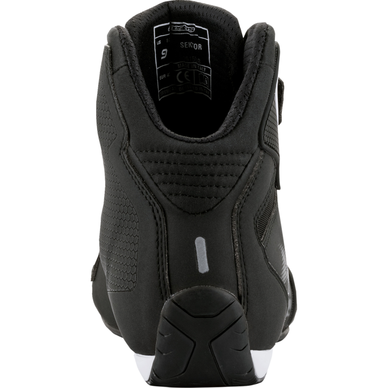 ALPINESTARS SHOE SEKTOR Black/White Back - Driven Powersports