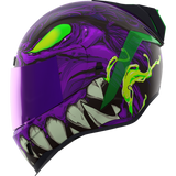 ICON HELMET AIRFORM MIPS MANIK'RR Purple Left Side - Driven Powersports