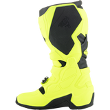 ALPINESTARS BOOT TECH 7 (25) YEL Fluo Black Left Side - Driven Powersports
