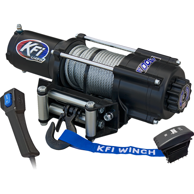 KFI PRODUCTS UTV WINCH - 4500 LB - WIDE Front - Driven Powersports