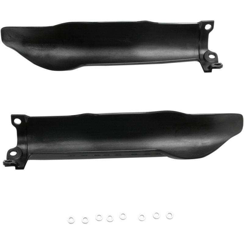 ACERBIS LWR FORK CVR SET- KX250F/450F:09-10 Black 3/4 Back - Driven Powersports