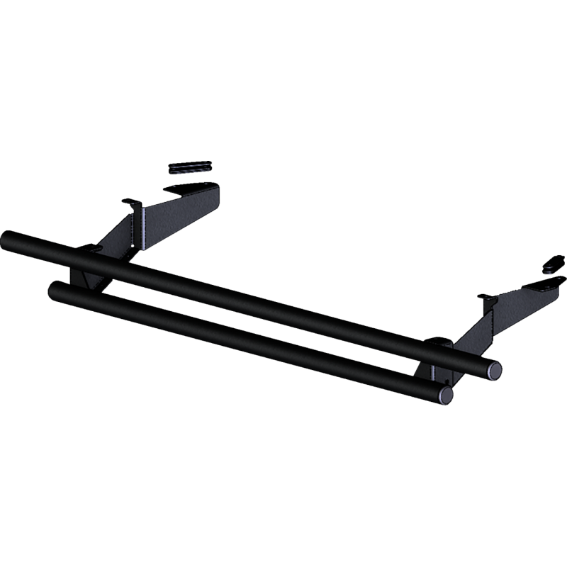 KFI PRODUCTS REAR BUMPER - - HONDA (101595) Black Front - Driven Powersports