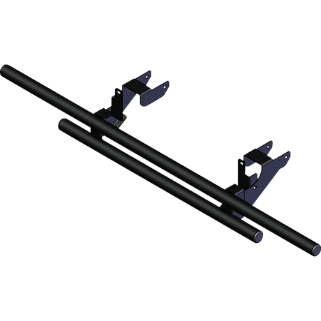 KFI PRODUCTS REAR BUMPER - - POLARIS RANGER Black Front - Driven Powersports