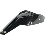 UFO SX/SXF 07-08 RR FENDR & SIDE PANELS Black 3/4 Front - Driven Powersports