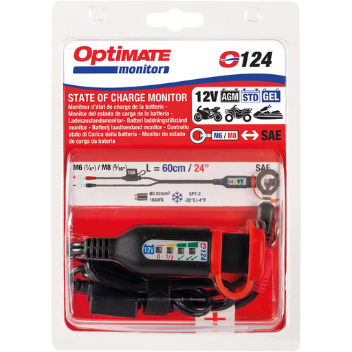 TECMATE OPTIMATE MONITOR O-124 Front - Driven Powersports