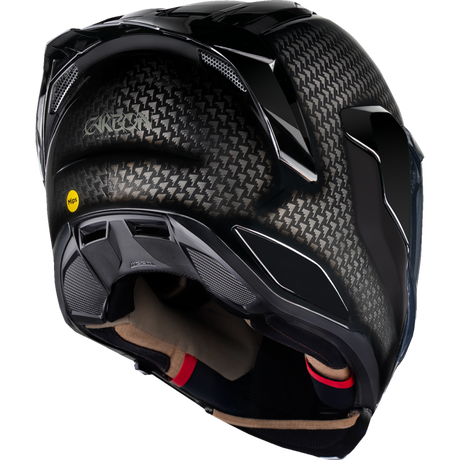 ICON ULTRAFLITE CARBON Black Back - Driven Powersports