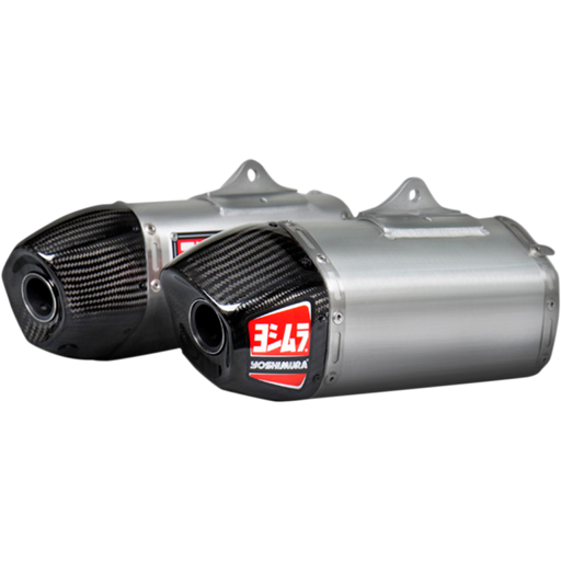 YOSHIMURA 14-17 CRF250R RS9-COMP SO SS/AL/CF-TIP*2 3/4 Front - Driven Powersports