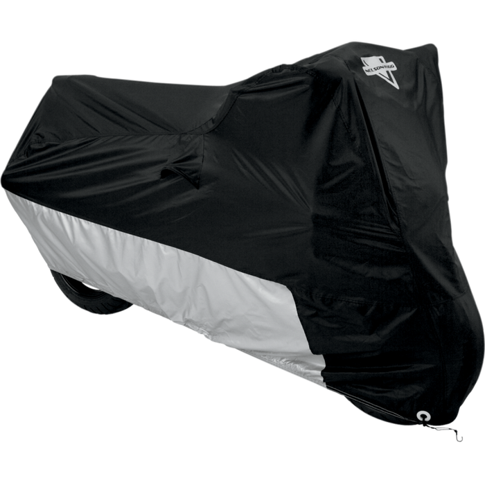 NELSON-RIGG COVER DELUXE BLK/SVR Application Shot - Driven Powersports