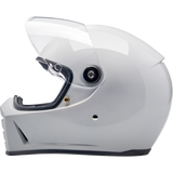 BILTWELL LANE SPLITTER ECE 22.06- GLOSS White Left Side - Driven Powersports