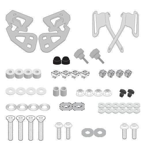 GIVI D2139KIT Windshield Mounting Kit for 2139DT, fits Yamaha Tracer 900 GT