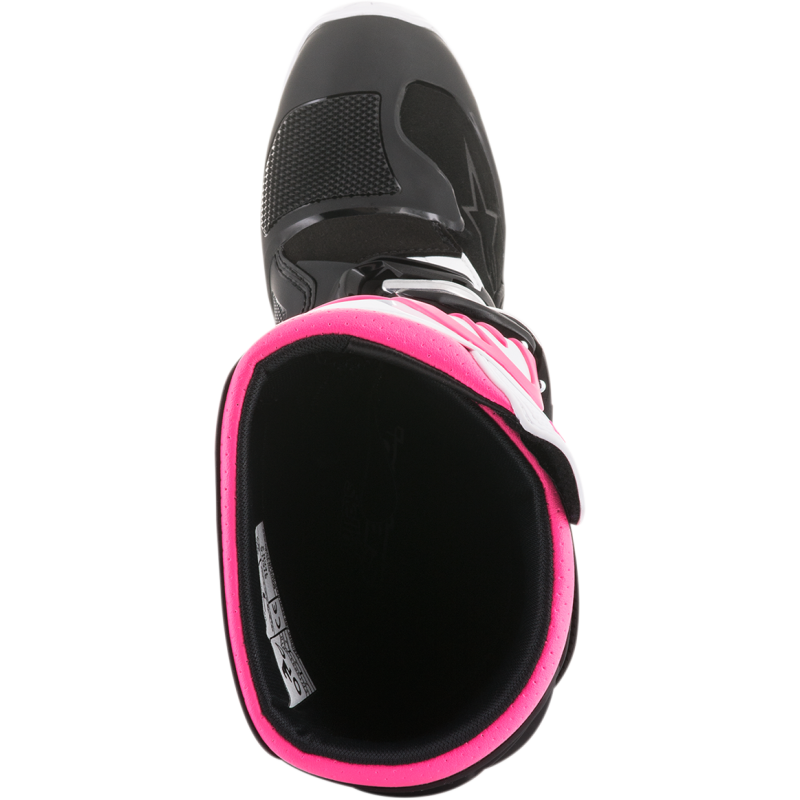 ALPINESTARS BOOT 4W TECH 3 Black/White/Pink Top - Driven Powersports