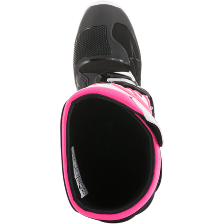 ALPINESTARS BOOT 4W TECH 3 Black/White/Pink Top - Driven Powersports