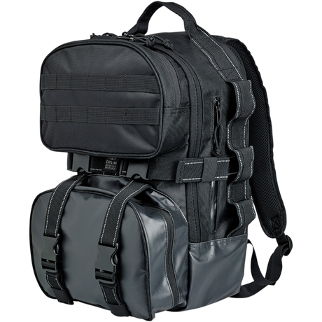 BILTWELL BACKPACK EXFIL 48 Black Front - Driven Powersports