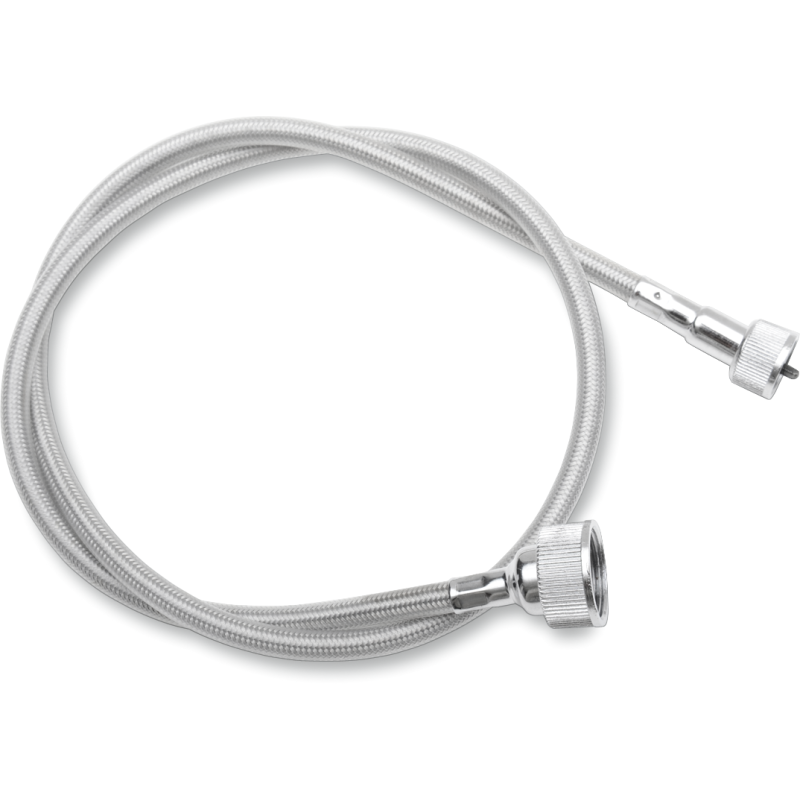 DRAG SPECIALTIES 80-95FL S/STEEL SPEEDO CABLE Front - Driven Powersports