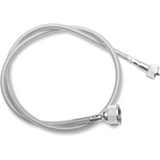 DRAG SPECIALTIES 80-95FL S/STEEL SPEEDO CABLE Front - Driven Powersports