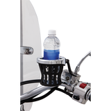 CIRO LLC Drink Holder BLK W/ MOUNT Mirror Application Shot - Driven Powersports