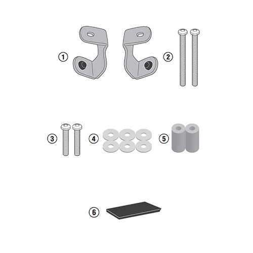 WINDSCREEN MOUNTING KIT C400X - Driven Powersports