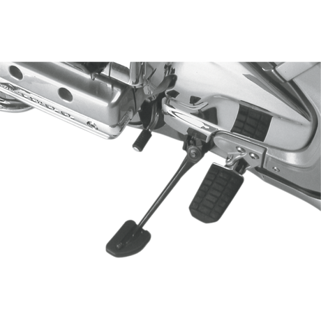 RIVCO PRODUCTS KICKSTAND PAD GL1800 Black Application Shot - Driven Powersports