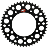 RENTHAL TWINRING SPROCKET 1500-420-48GP Black Front - Driven Powersports