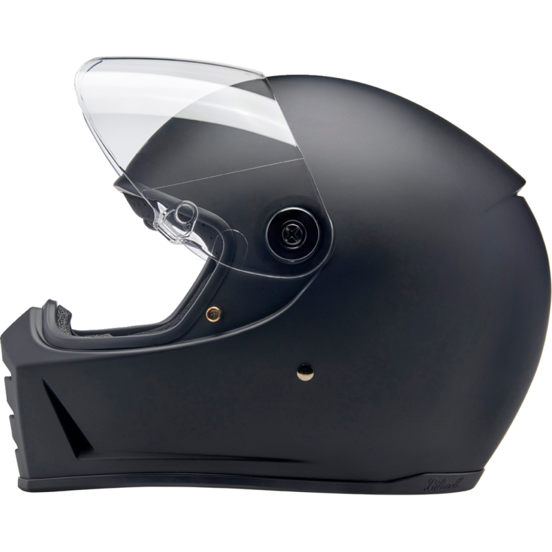 BILTWELL LANE SPLITTER ECE 22.06 Flat Black Left Side - Driven Powersports