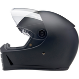 BILTWELL LANE SPLITTER ECE 22.06 Flat Black Left Side - Driven Powersports