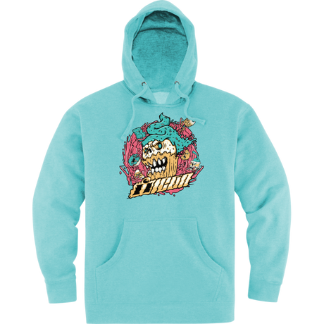 ICON HOODIE SNACK ATTACK Mint Front - Driven Powersports