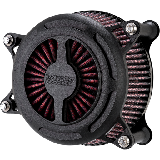 VANCE & HINES M8 AIRCLEANER VO2BLD BW Front - Driven Powersports
