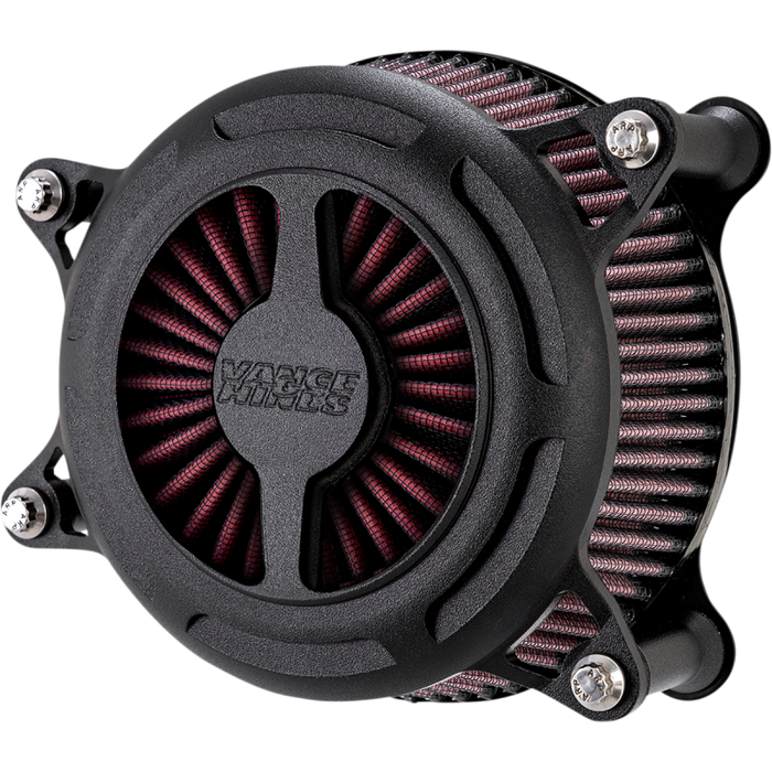 VANCE & HINES M8 AIRCLEANER VO2BLD BW Front - Driven Powersports