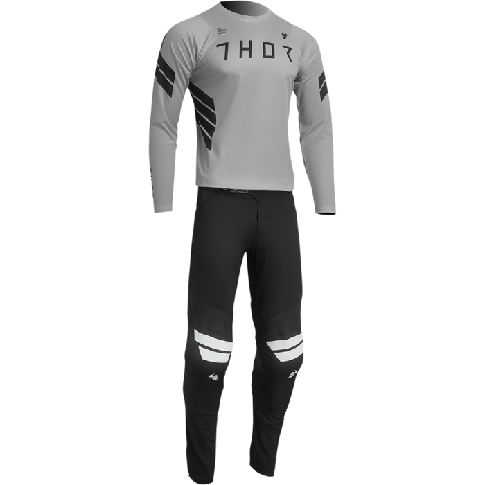 THOR PANT THOR ASSIST Black Front - Driven Powersports